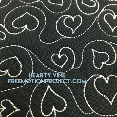 Learn how to machine quilt Hearty Vine